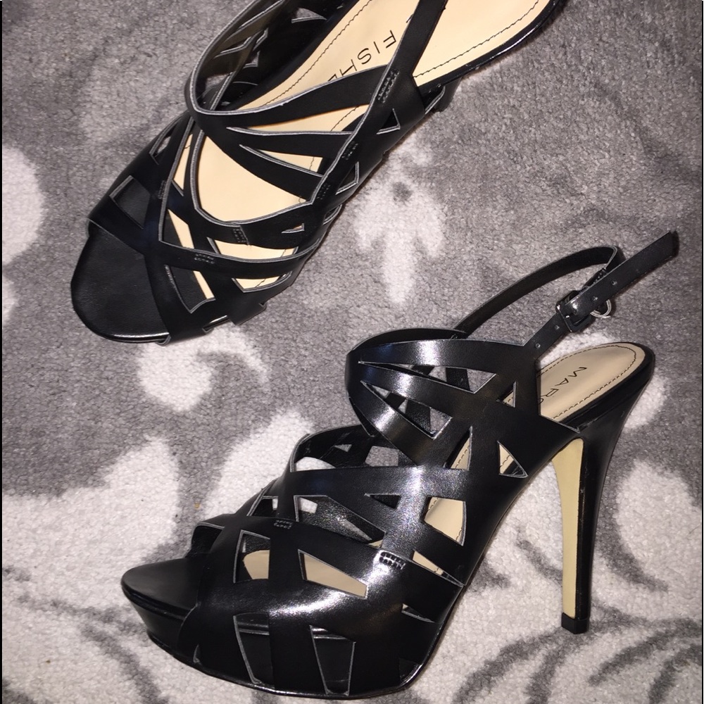 Marc Fisher Black Cagey Heels